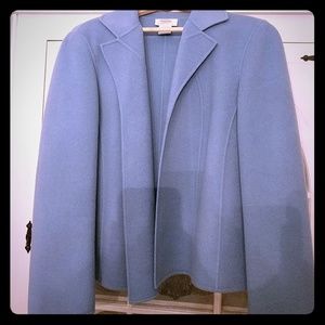 Boiled wool blazer